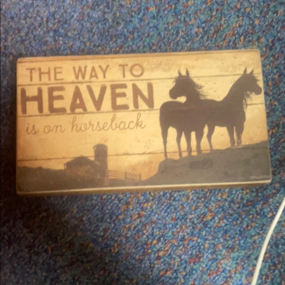 Sweet sign for a horse lover make an offer